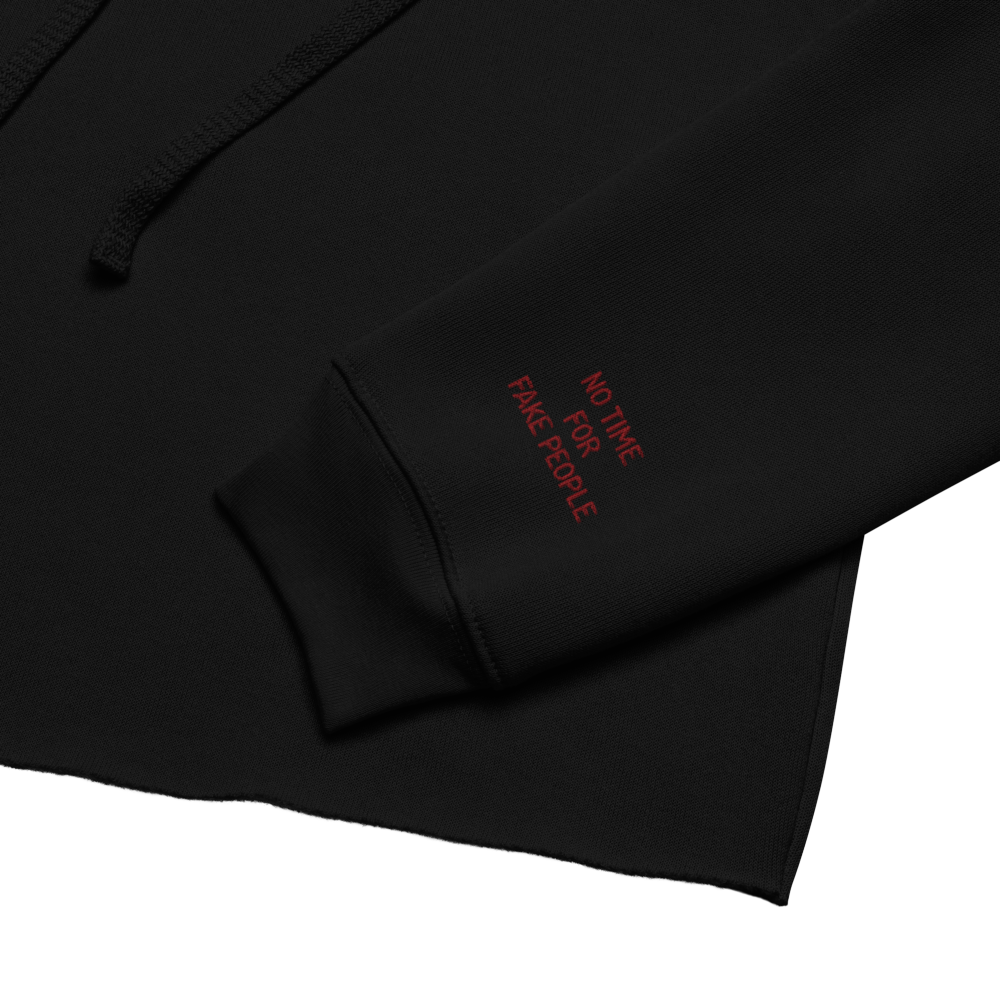 Born To Win - Women Crop Hoodie