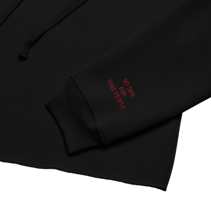 Born To Win - Women Crop Hoodie